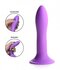 Flexible Silicone Dildo - Purple_