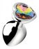 Plug anal Rainbow Heart - Taille Medium_