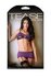 Erica 3-Piece Suspender Set - Purple/Black_