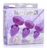 Shimmering Gem Anal Plug Set - Purple_