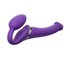 Strap On Me - Strapless Vibrerende Voorbind Dildo - Maat M - Paars_