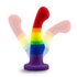 Avant - Pride Silicone Dildo With Suction Cup - Freedom_