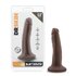 Dr. Skin – Realistischer Dildo mit Saugnapf 14 cm – Schokoladenbraun_