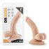 Dr. Skin - Mini Dildo With Suction Cup 4.75'' - Beige_