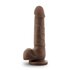 Dr. Skin - Realistic Dildo With Suction Cup 7.75'' - Chocolate_