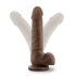 Dr. Skin - Realistische Dildo Met Zuignap 20 cm - Chocolate_