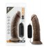 Dr. Skin - Dr. Joe Vibrator With Suction Cup 8'' - Chocolate_