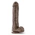 Dr. Skin – Mr. Savage Dildo mit Saugnapf 29,2 cm – Schokolade_