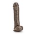 Dr. Skin – Mr. Savage Dildo mit Saugnapf 29,2 cm – Schokolade_