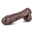 Dr. Skin – Mr. Savage Dildo mit Saugnapf 29,2 cm – Schokolade_