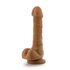 Dr. Skin – Realistischer Dildo mit Saugnapf 20 cm – Mokka_