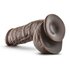 Dr. Skin - Mr. D. Dildo Met Zuignap 21 cm - Chocolate_