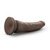 Dr. Skin – Realistischer Dildo mit Saugnapf 22 cm – Schokoladenbraun_