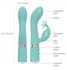 Pillow Talk - Kinky Rabbit & G-Spot Vibrator - Teal_