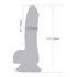 Addiction - Brandon Glow In The Dark Dildo - 18 cm_