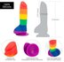 Addiction - Justin Rainbow Silikondildo - 19 cm_