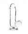 Crystal Addiction - Transparenter Dildo - 15 cm_