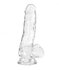 Crystal Addiction - Transparenter Dildo - 18 cm_