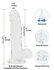 Crystal Addiction - Transparent Dildo - 19 cm_