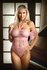 Annabelle - Body string en dentelle - Rose_