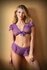 Kate - Haut court avec culotte flottante sexy - Violet_