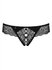 Miamor Crotchless Thong - Black_