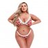 Baci - White Floral & Lace 2-delige BH Set - Curvy_