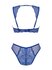 Giselia Lace Bra Set - Blue_