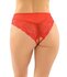 Cassia Crotchless Briefs - Red_