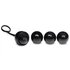 Cock Dangler Silicone Penis Pendant with Weights - Black_