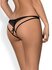 Picantina Crotchless Thong - Black_