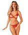 Bergamore 2-pcs Open Bra Set - Red_