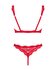 Bergamore 2-pcs Open Bra Set - Red_