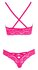 Lace Bra Set - Pink_