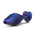 Anal Adventures Matrix - Swirling Bling Anal Plug - Sapphire_