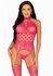 Halternek Jarretel Catsuit - Roze_