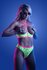 PERSUASIVE Open Cup Bra and Panty - Neon Green_