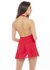 Ensemble Halter Dolled Up 2 pièces - Rouge_