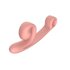 Snail Vibe Curve Duo Vibrator - Pfirsichrosa_