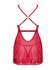 Babydoll Sexy et String - Rouge_