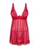 Babydoll Sexy et String - Rouge_