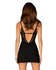 Bellastia Chemise with Thong - Black_