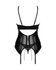 Obsessive - Norides Corset & Thong - Black_