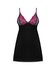 Obsessive - Rosenty Babydoll & String - Black/Purple_