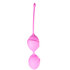 Balles doubles de vagin de couleur rose_