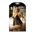 Spitzen-Babydoll-Set mit Tanga - Schwarz_