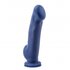 Avant - Ergo Silicone Dildo With Suction Cup - Indigo_