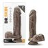 Dr. Skin – Mr. Magic Dildo mit Saugnapf 22,8 cm – Schokolade_