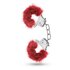 Temptasia - Plush Fur Cuffs - Burgundy_