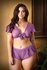 Haut court avec culotte sexy Kate - Violet_